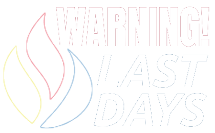 WARNING! Last Days white logo